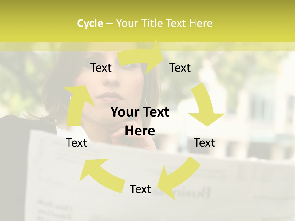 Tree Hair Confidence PowerPoint Template