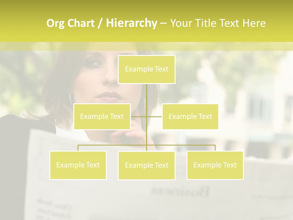 Tree Hair Confidence PowerPoint Template