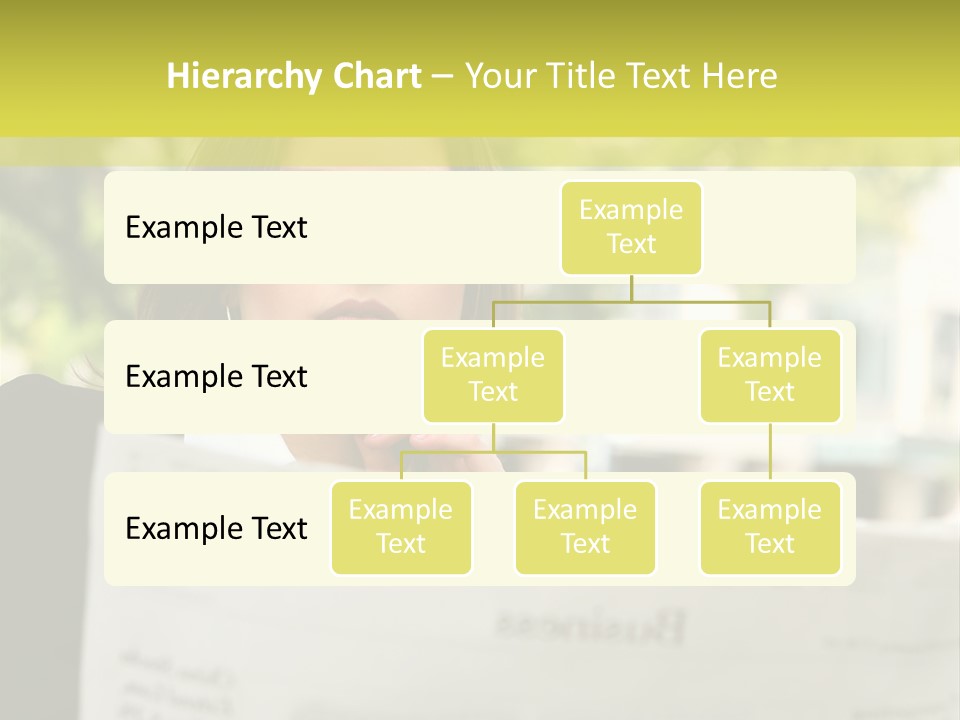 Tree Hair Confidence PowerPoint Template