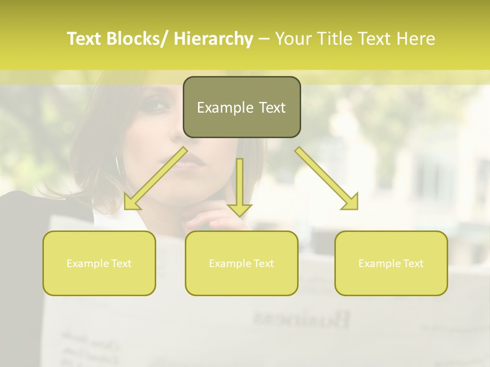 Tree Hair Confidence PowerPoint Template