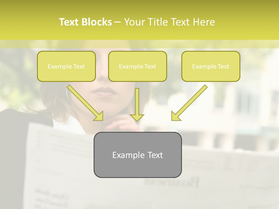 Tree Hair Confidence PowerPoint Template