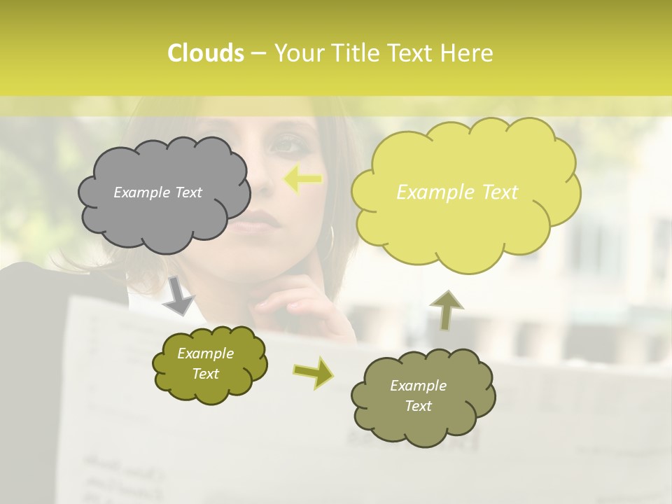 Tree Hair Confidence PowerPoint Template