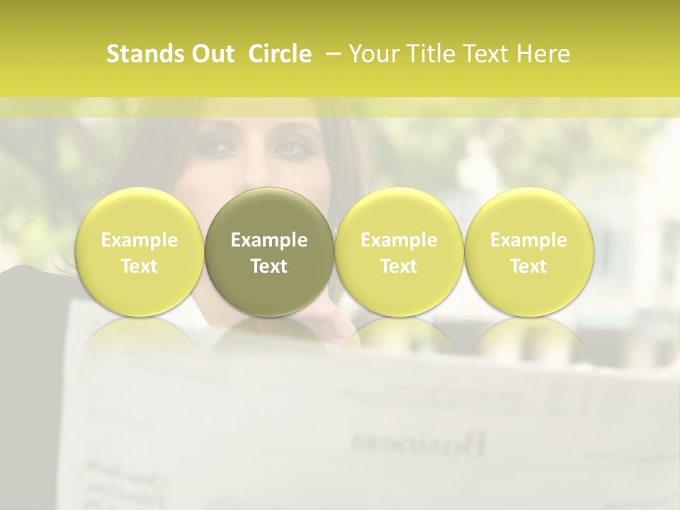 Tree Hair Confidence PowerPoint Template