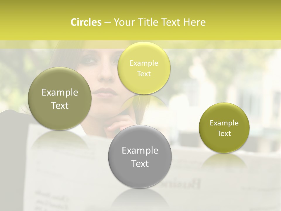 Tree Hair Confidence PowerPoint Template