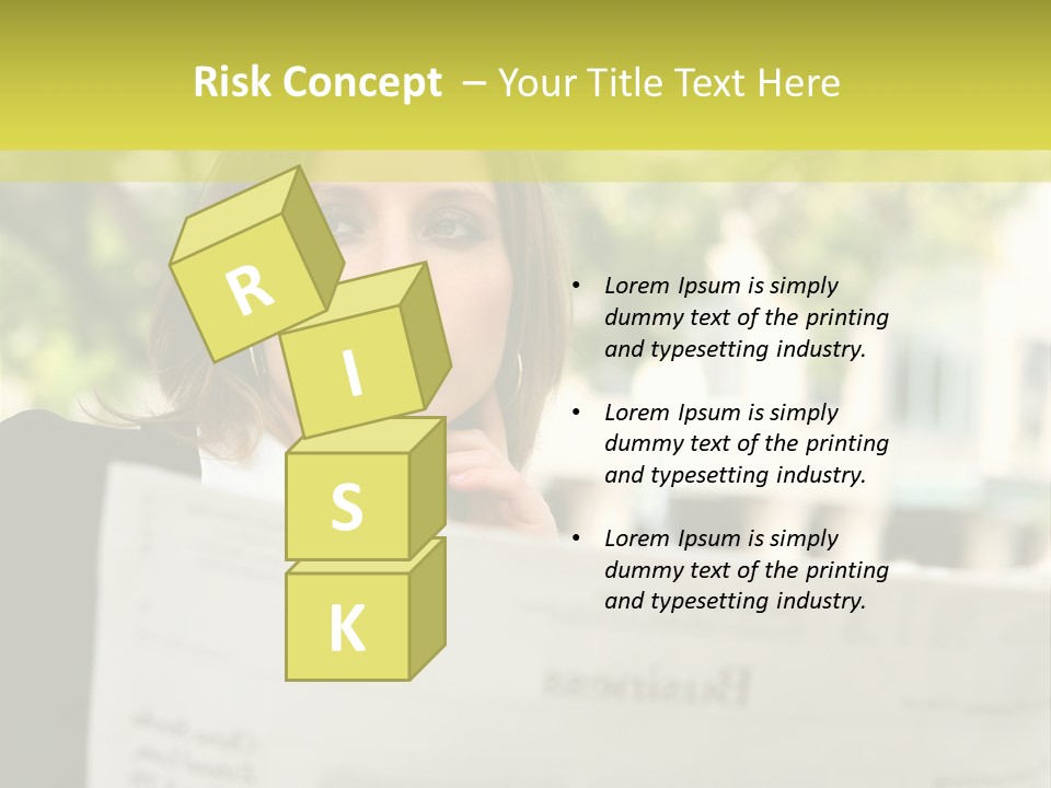 Tree Hair Confidence PowerPoint Template