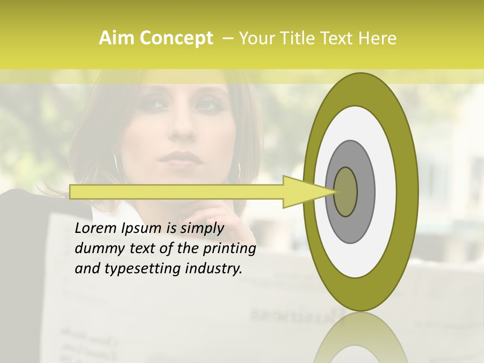 Tree Hair Confidence PowerPoint Template