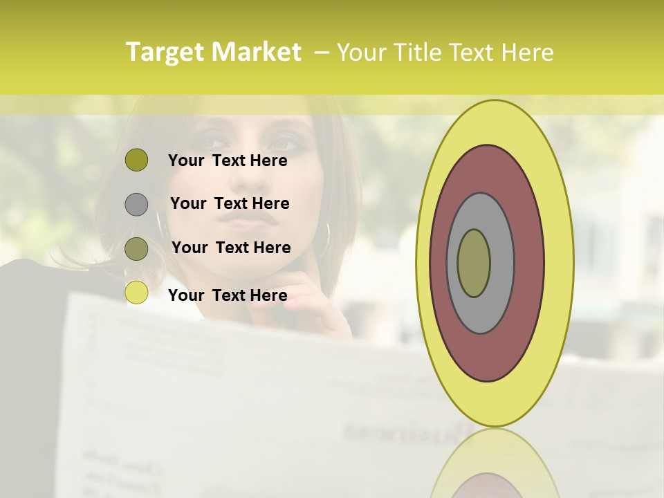 Tree Hair Confidence PowerPoint Template