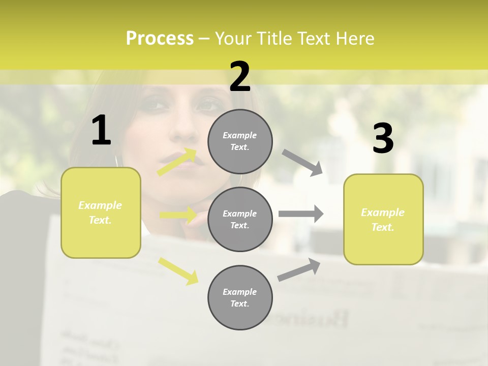 Tree Hair Confidence PowerPoint Template