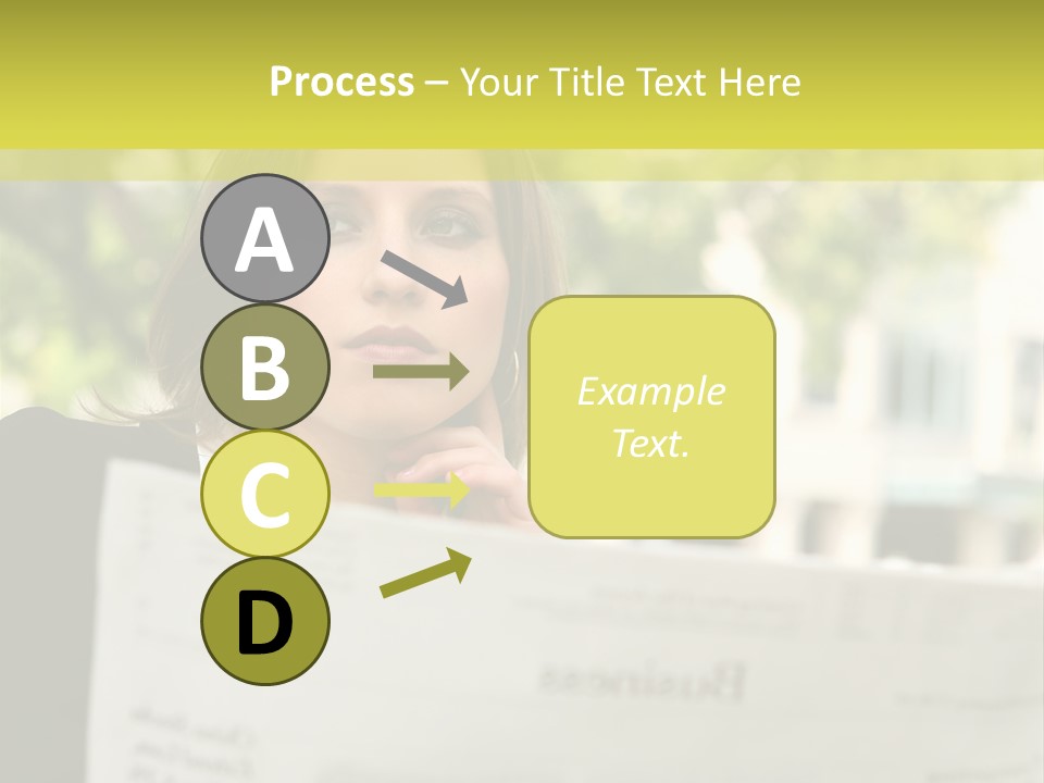 Tree Hair Confidence PowerPoint Template