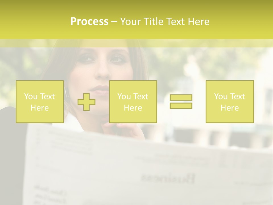 Tree Hair Confidence PowerPoint Template