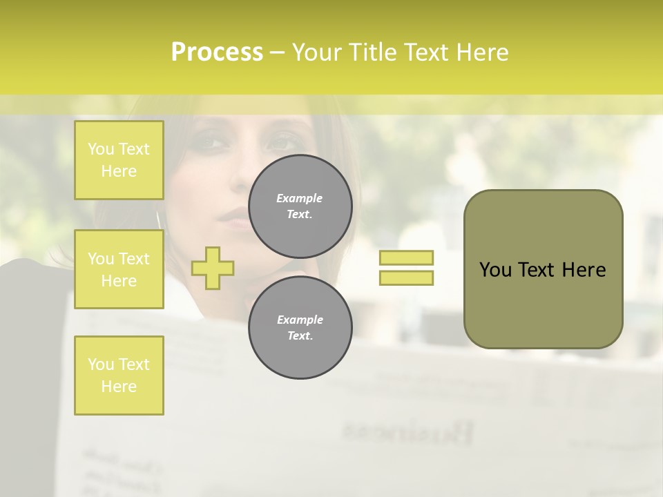 Tree Hair Confidence PowerPoint Template