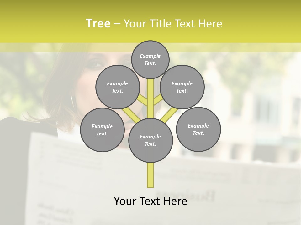 Tree Hair Confidence PowerPoint Template