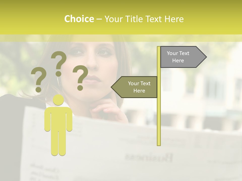 Tree Hair Confidence PowerPoint Template