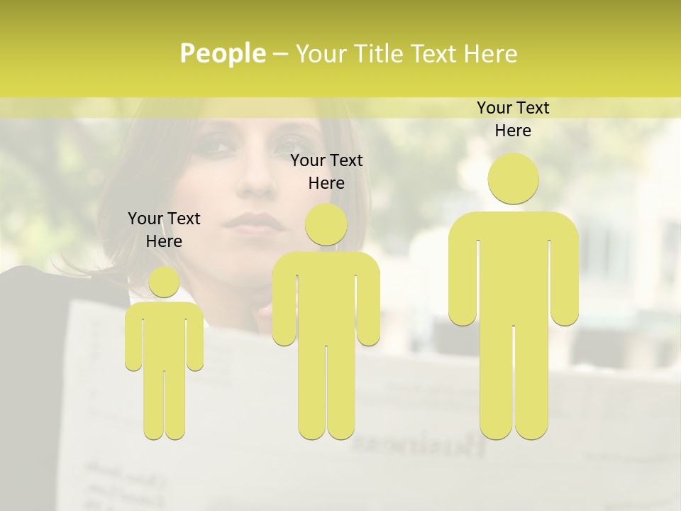 Tree Hair Confidence PowerPoint Template