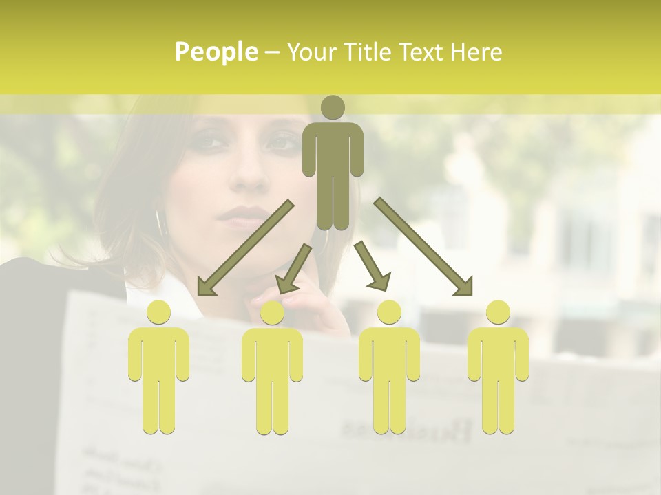 Tree Hair Confidence PowerPoint Template