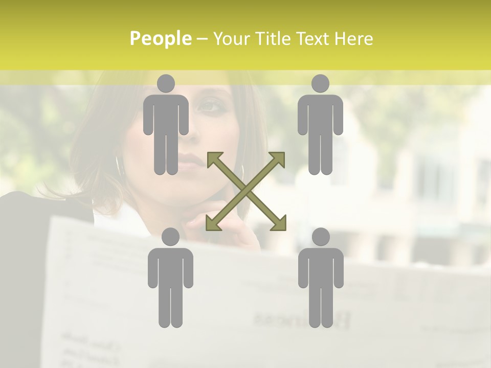 Tree Hair Confidence PowerPoint Template