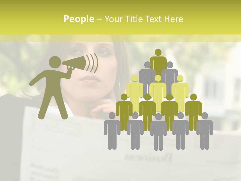 Tree Hair Confidence PowerPoint Template