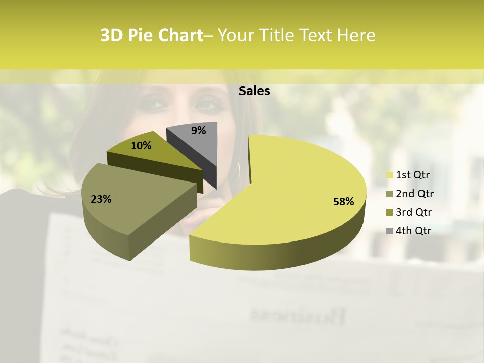 Tree Hair Confidence PowerPoint Template
