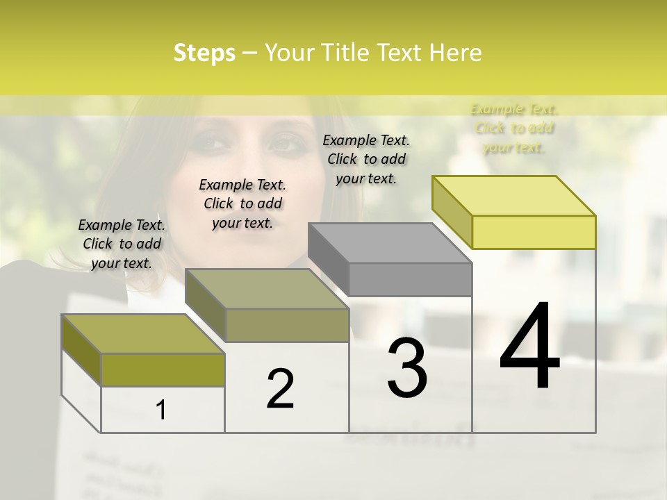 Tree Hair Confidence PowerPoint Template