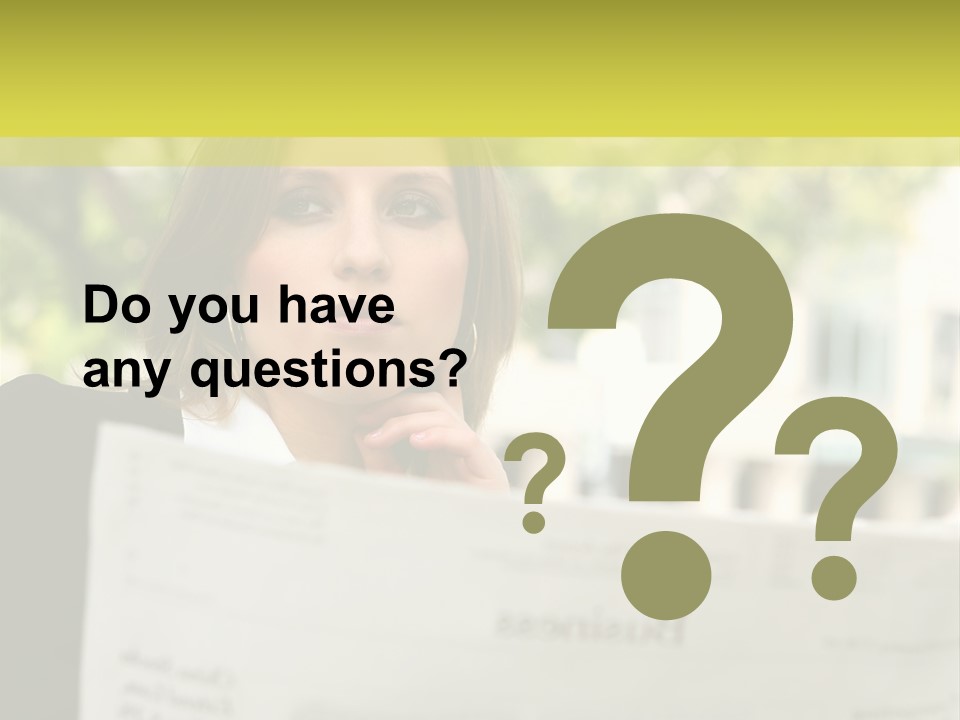 Tree Hair Confidence PowerPoint Template