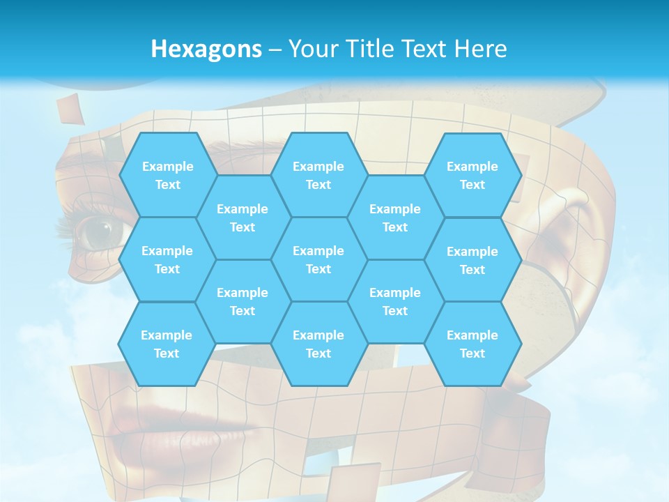 Stripe Peel Thought PowerPoint Template