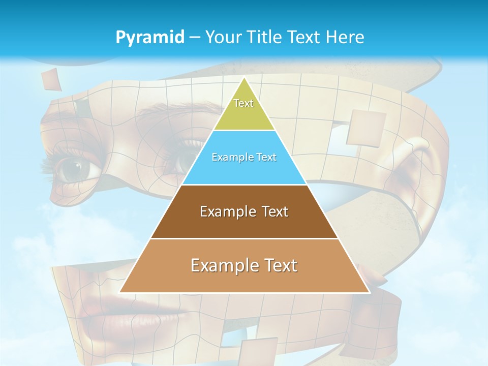 Stripe Peel Thought PowerPoint Template