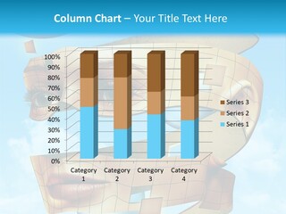 Stripe Peel Thought PowerPoint Template