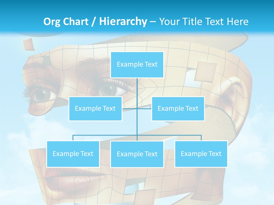 Stripe Peel Thought PowerPoint Template