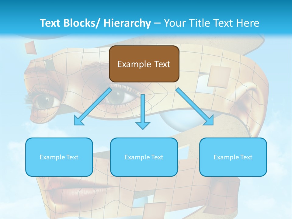 Stripe Peel Thought PowerPoint Template