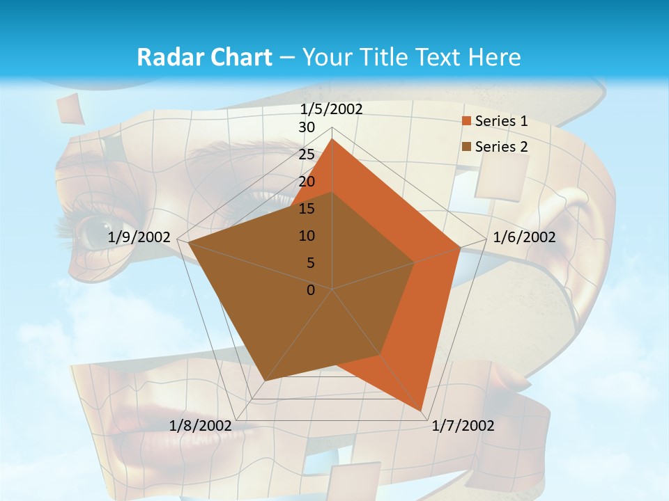 Stripe Peel Thought PowerPoint Template