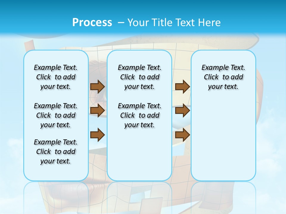 Stripe Peel Thought PowerPoint Template