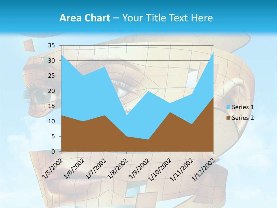 Stripe Peel Thought PowerPoint Template