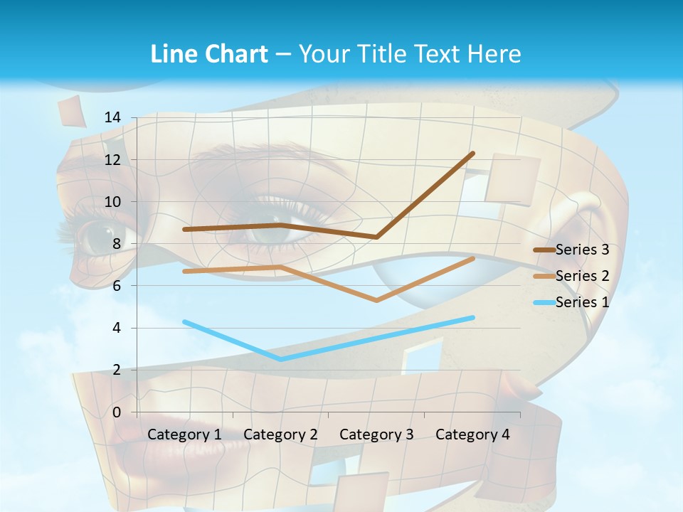 Stripe Peel Thought PowerPoint Template