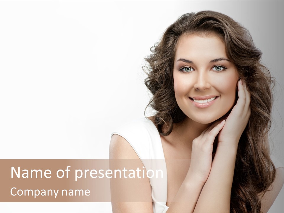 Smile Face Hear PowerPoint Template