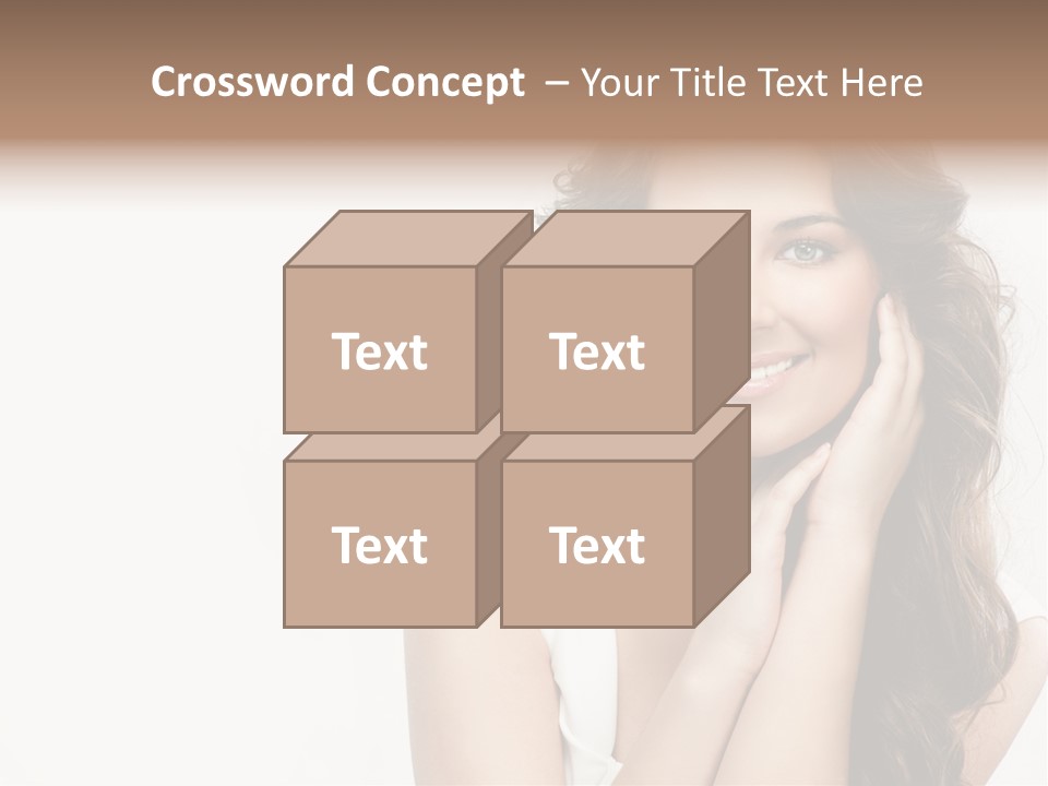 Smile Face Hear PowerPoint Template