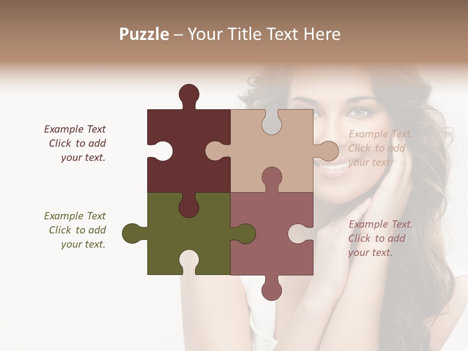 Smile Face Hear PowerPoint Template