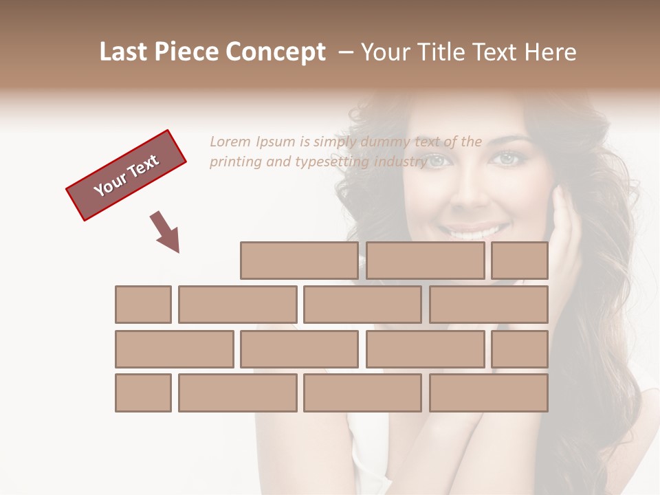 Smile Face Hear PowerPoint Template