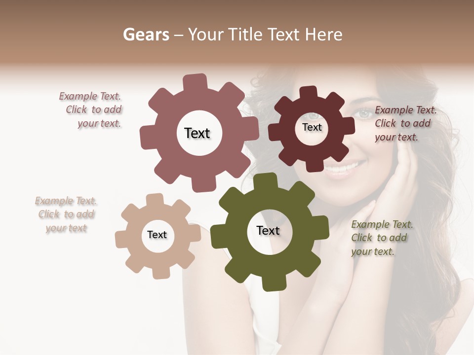 Smile Face Hear PowerPoint Template