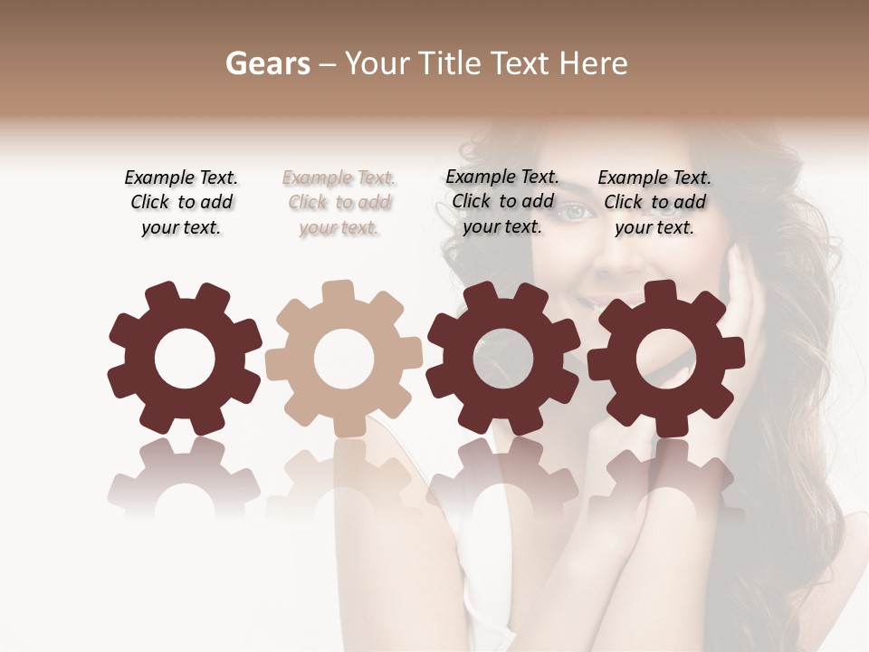 Smile Face Hear PowerPoint Template