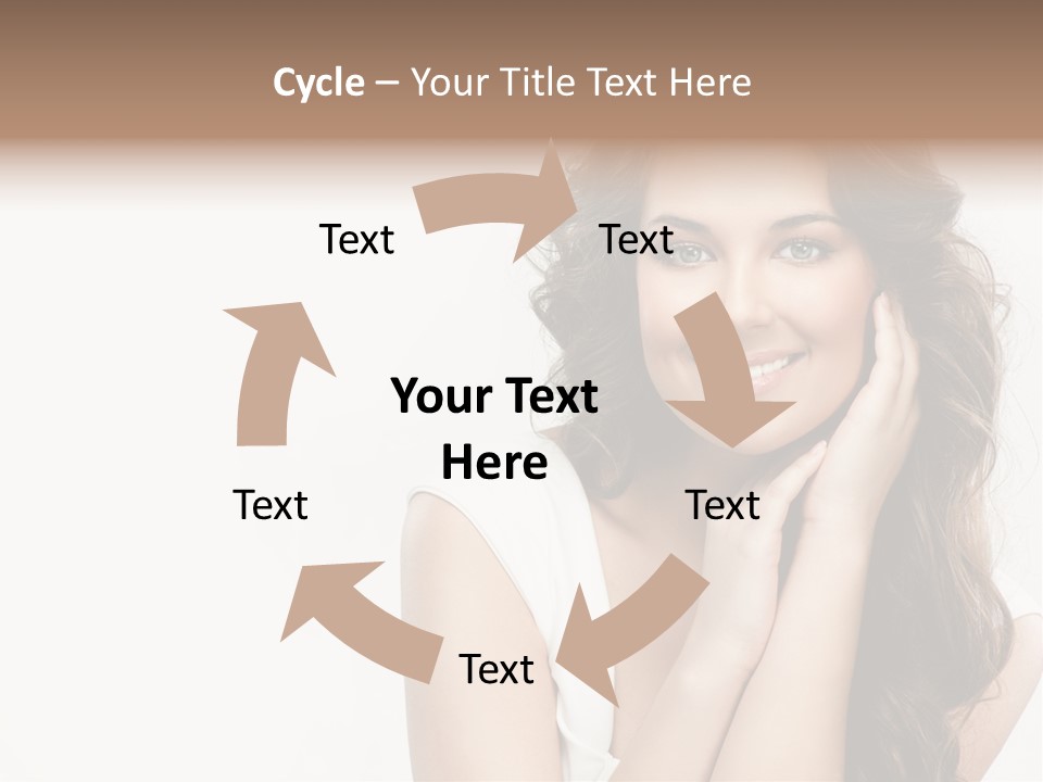 Smile Face Hear PowerPoint Template