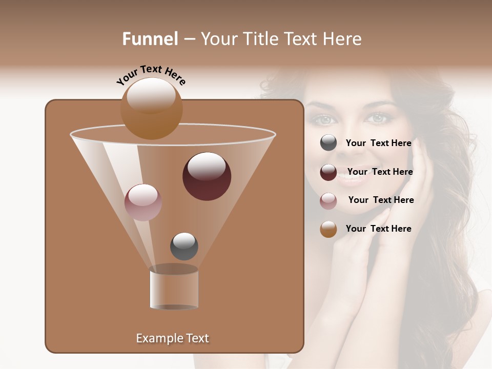 Smile Face Hear PowerPoint Template