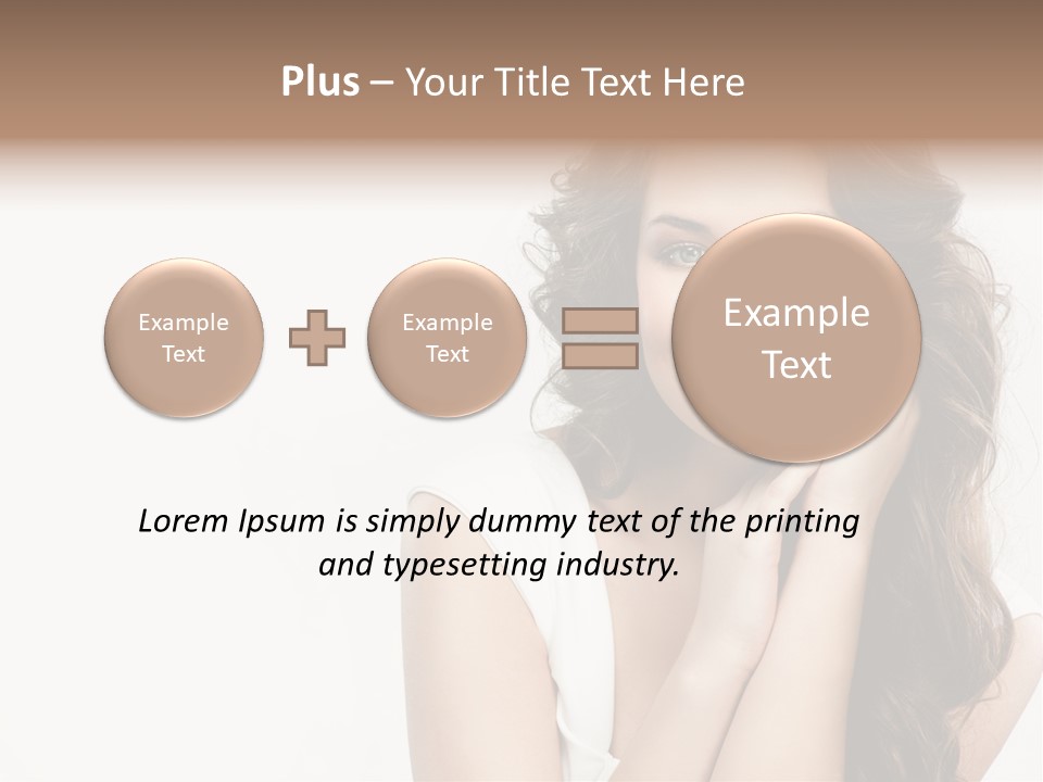 Smile Face Hear PowerPoint Template