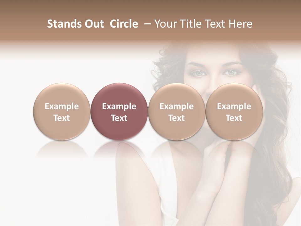 Smile Face Hear PowerPoint Template