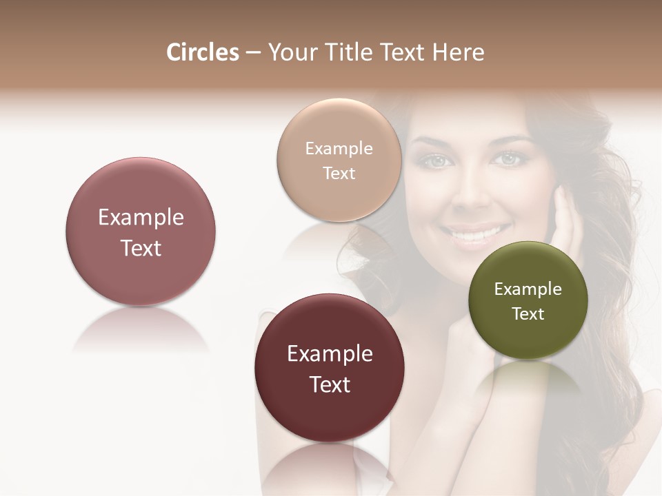 Smile Face Hear PowerPoint Template