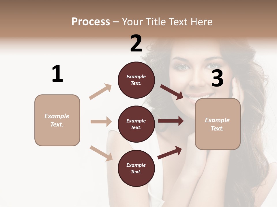 Smile Face Hear PowerPoint Template