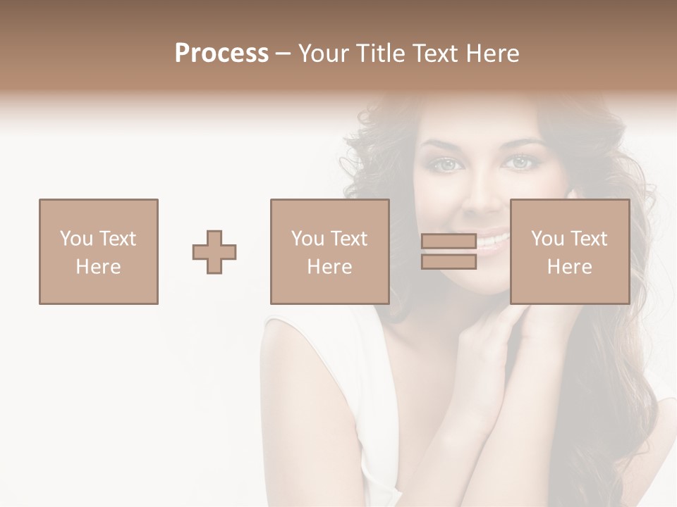 Smile Face Hear PowerPoint Template
