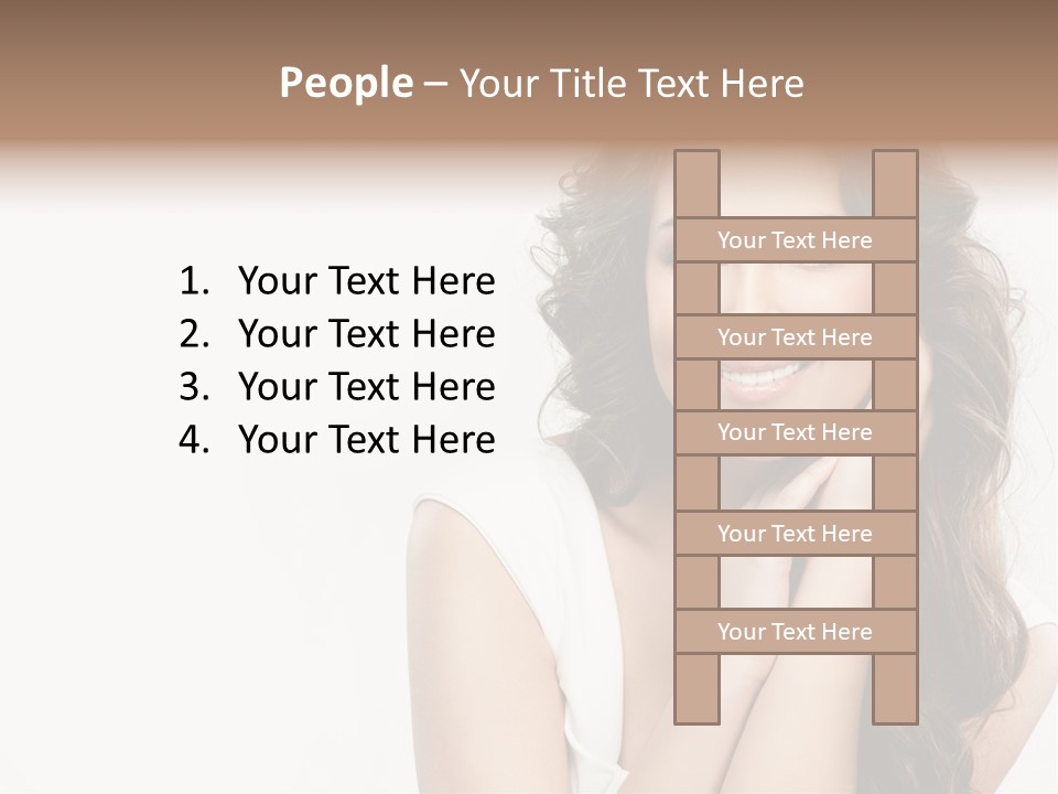 Smile Face Hear PowerPoint Template