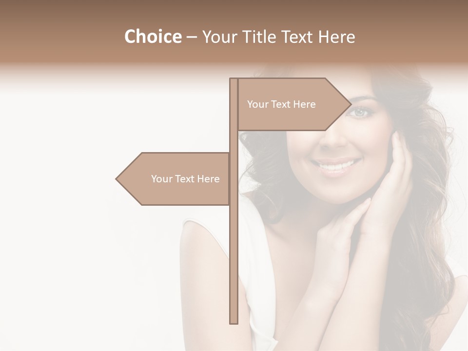 Smile Face Hear PowerPoint Template