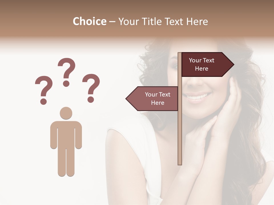 Smile Face Hear PowerPoint Template