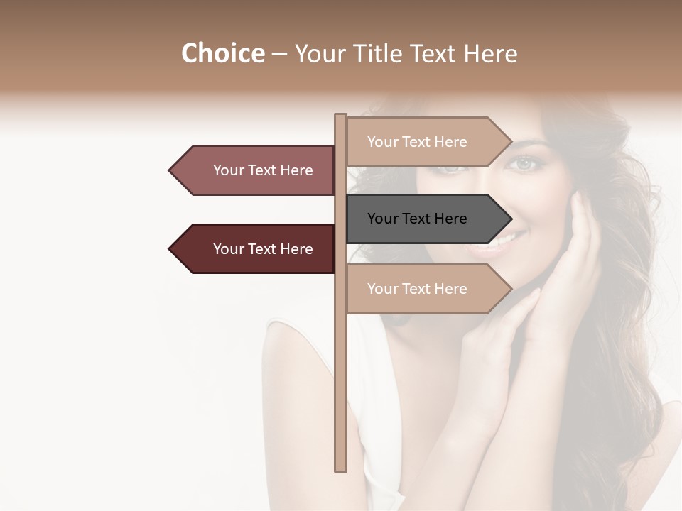 Smile Face Hear PowerPoint Template